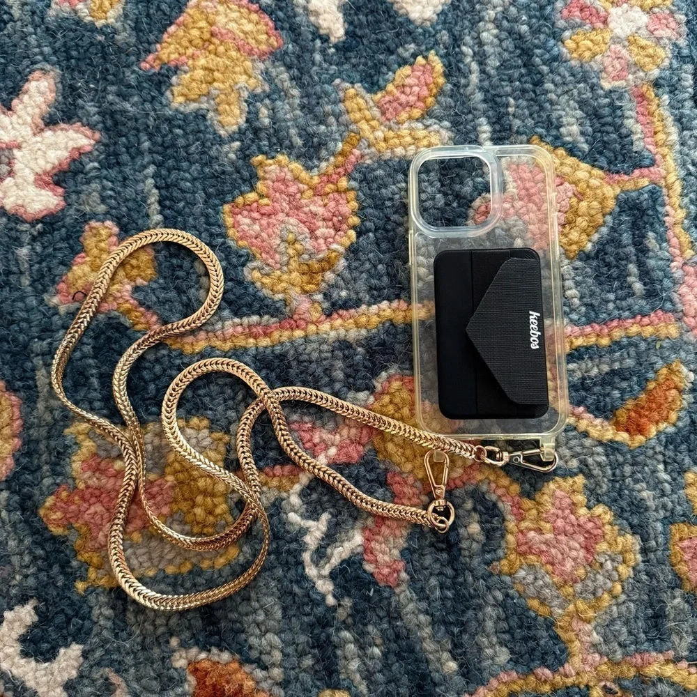 Keebos Crossbody Phone Case - Royal (Gold Chain) Iphone 14 Pro Max
